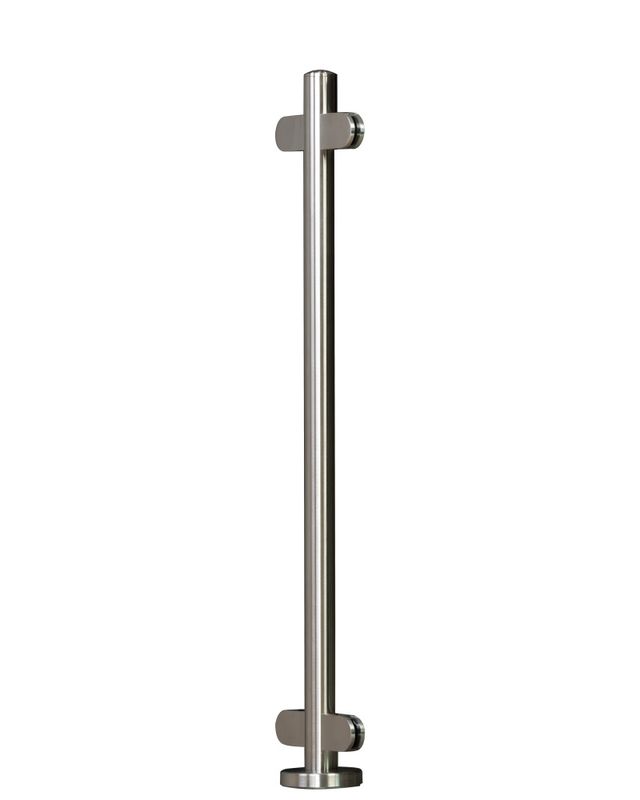 Midtstolpe toppmontert Ø42,4mm - uten håndløper